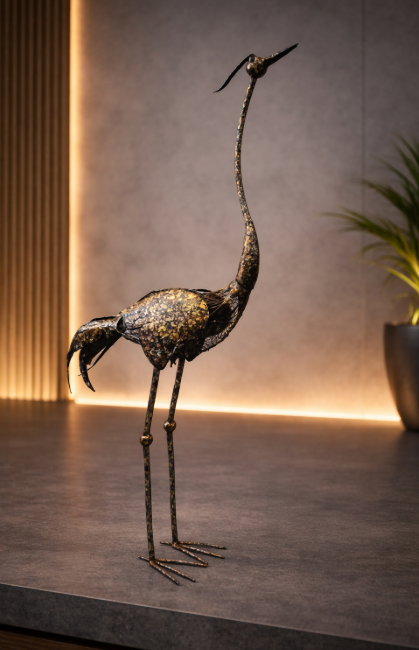 1644-719 Pájaro de latón acabado oro viejo 1644-719 Pájaro de latón acabado oro viejo